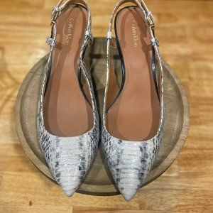 Calvin Klein Patsies Heel in Snake Skin Size 8.5 NWOT